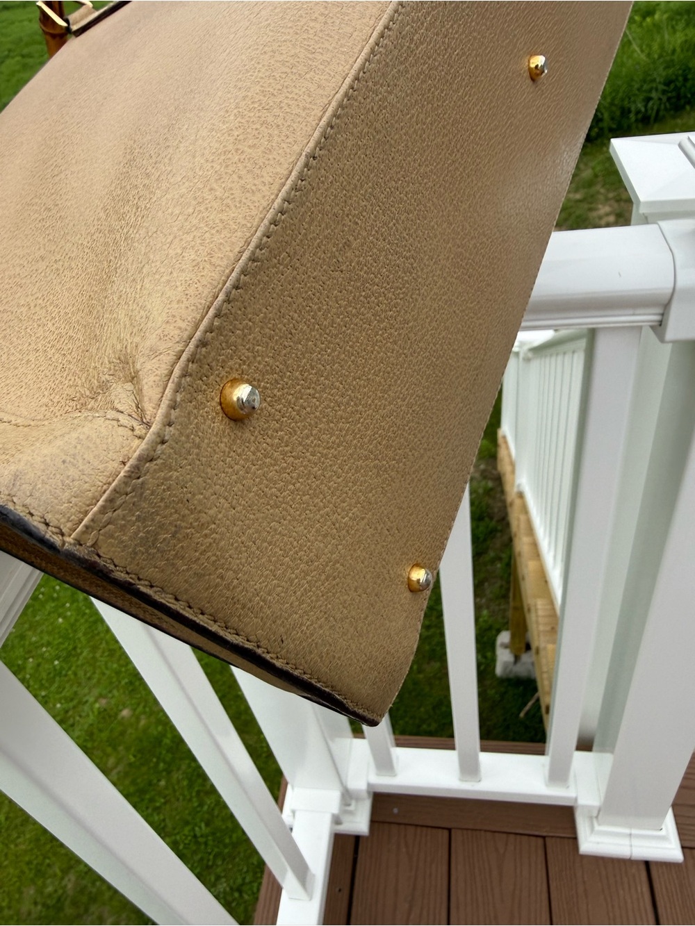 Gucci Dianna bamboo 17inch vintage bag - Picture 7 of 17